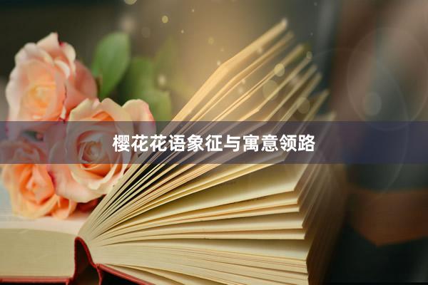 樱花花语象征与寓意领路