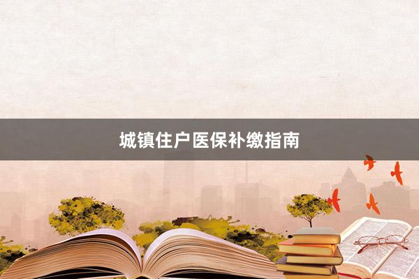 城镇住户医保补缴指南